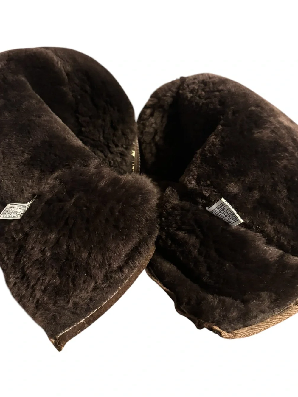 UGG Cosita Boots Sz 7 Brown Beaded Suede Shearling F3006F
